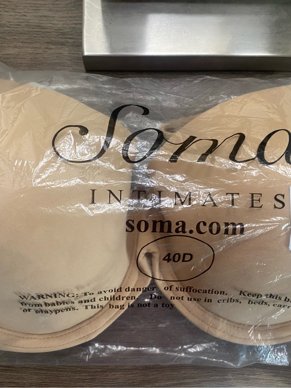 Soma Embraceable Perfect Coverage Warm Amber Nude T-Shirt Bra